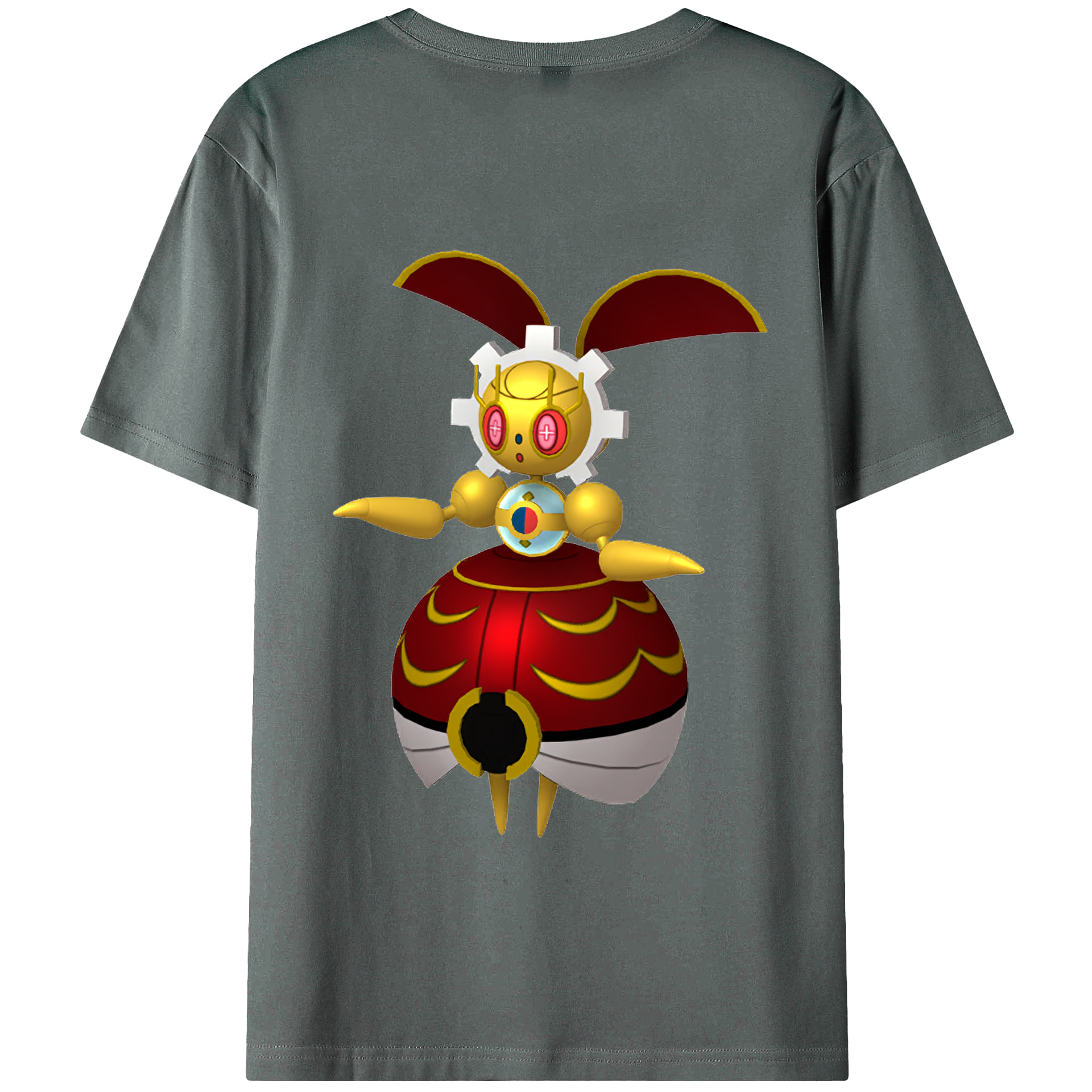 （画像用） ポケットモンスター Pokémon 綿100％半袖Tシャツ（背面プリント）